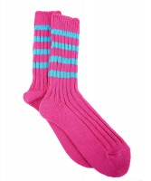 Decka quality heavyweight socks pink/türkis
